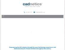Tablet Screenshot of cadnetics.com
